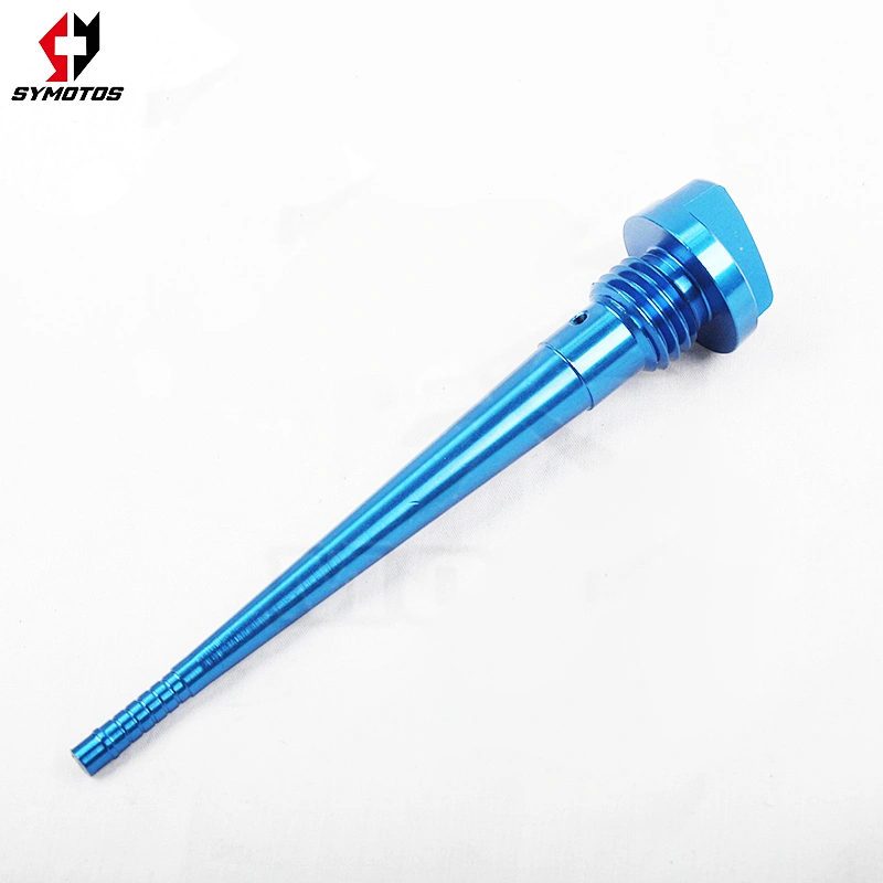 Genuine blue anodized Billet Aluminum Dipstick