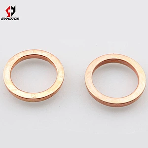 copper golden Exhaust Pipe Gasket for pit bike dirt bike ATV