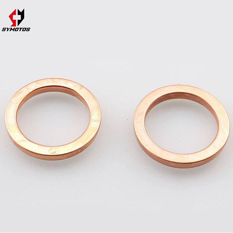 copper golden Exhaust Pipe Gasket for pit bike dirt bike ATV