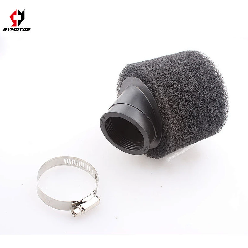 Foam Air filter 38mm black 45 degree