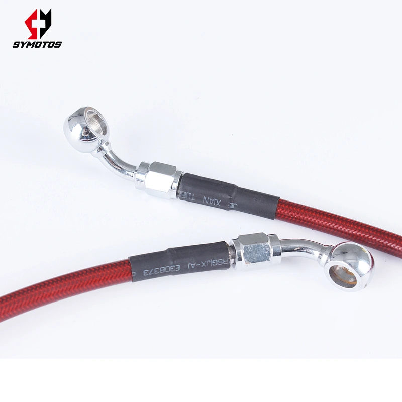 pitbike RED FRONT BRAKE HOSE rear brake caliper hose cable