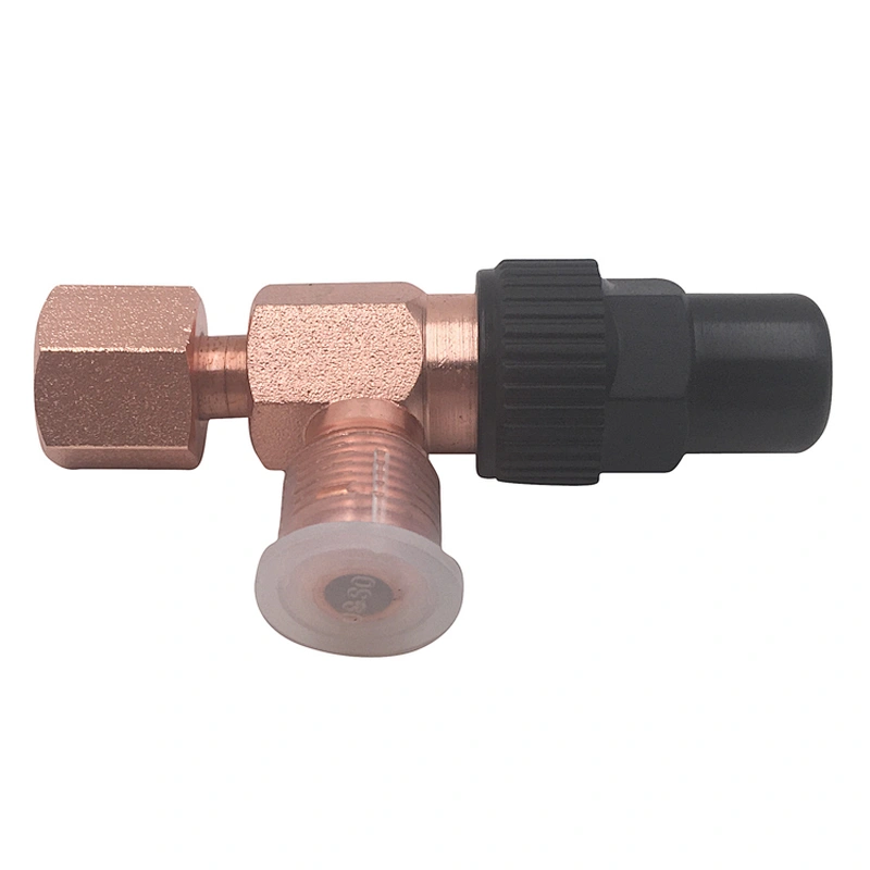 oil stop shut off  valves for refrigerator compressor spare parts