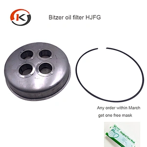 refrigerator spare parts bitzer compressor oil filter  F G H J separator