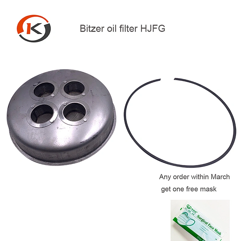 refrigerator spare parts bitzer compressor oil filter  F G H J separator
