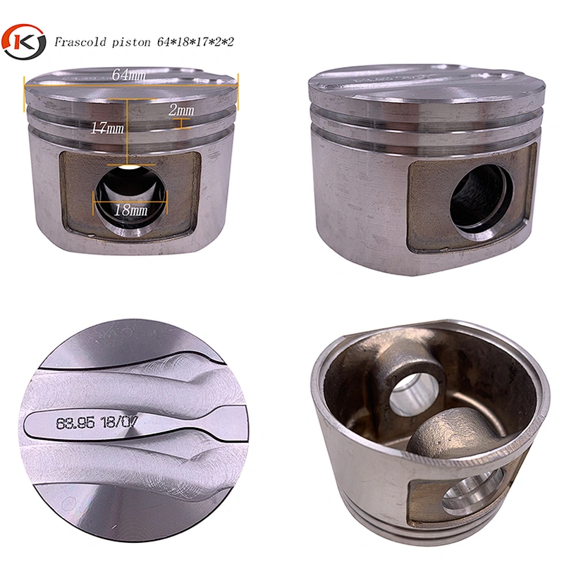 aluminum piston for Copeland  compressor  spare parts  Frascold  piston 64 mm