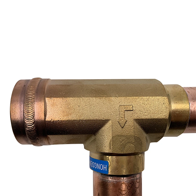 One Way No Return  For Refrigeration Copper Check Valve  Air Check Valve