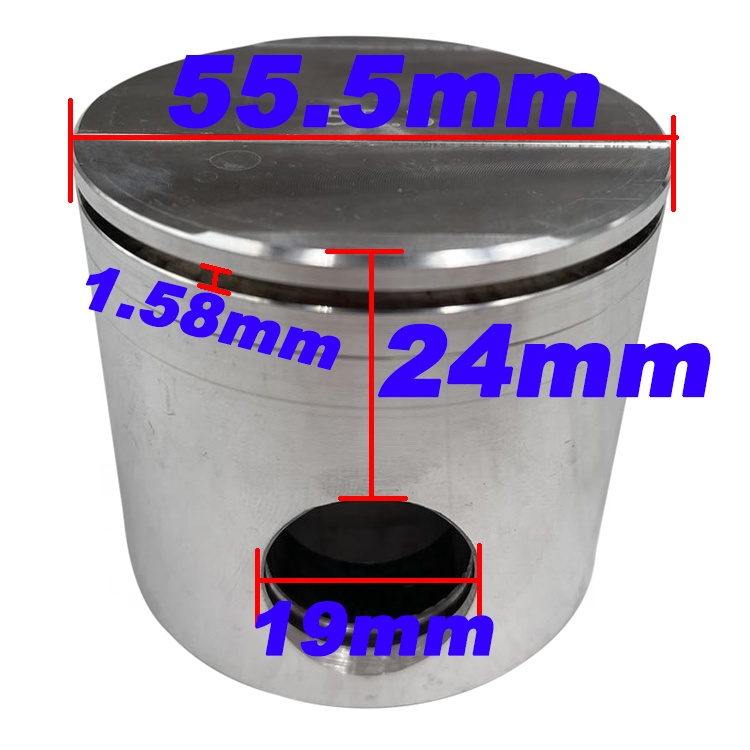 piston for copeland refrigeration compressor made in china semi hermetic compressor spare parts piston 55.5mm