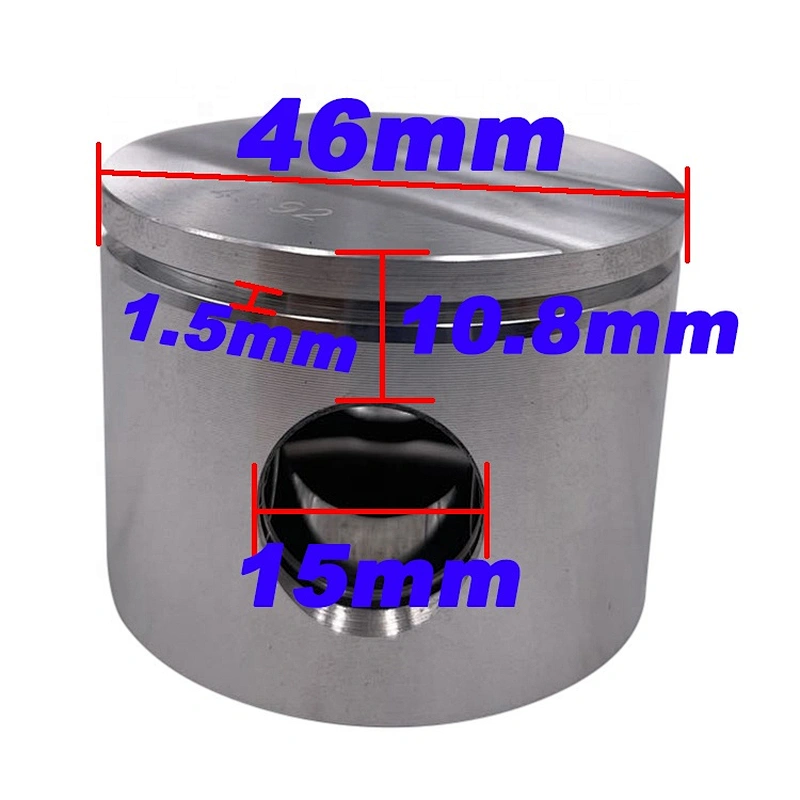 refrigerator spare parts compressor piston & connecting rod refrigerator high quality semi hermetic parts alumimium piston 46mm