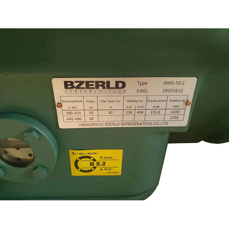 condensing unit 6F-50.2 semi hermetic reciprocating compressor China made