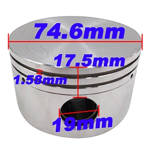 refrigeration compressor piston and connecting rod with copeland spare parts for  74.6 piston copeland D6SJ