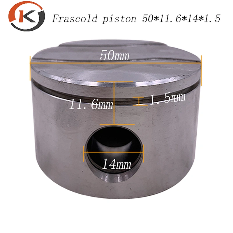 semi hermetic reciprocating refrigeration compressor parts  frascold compressor spare parts piston 50 mm