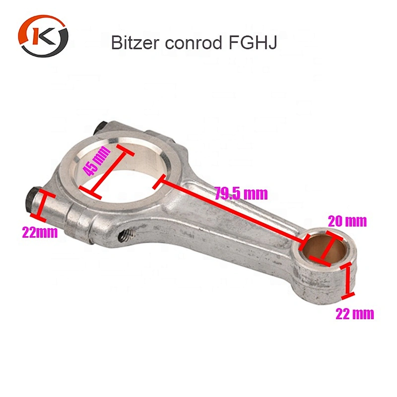 Refrigerator and freezer spare parts Aluminium Connecting Rod for Bltzer Refrigeration 6G-6F-4J-4H