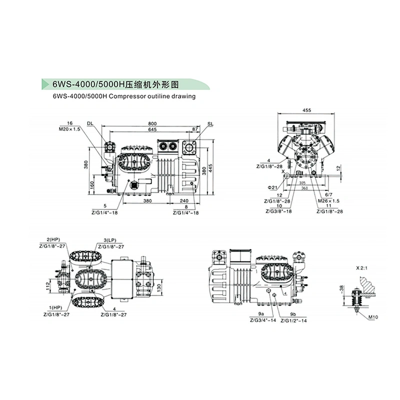 for copeland semi hermetic compressor catalogue pdf refrigeration semi hermetic compressor D6DT4-300x-AWM / DWM