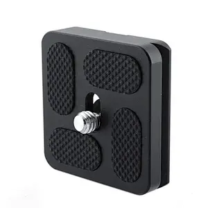 Manufacturer Wholesale PU50 Aluminum best travel tripod ball bearing plate camera quick release plate crane
