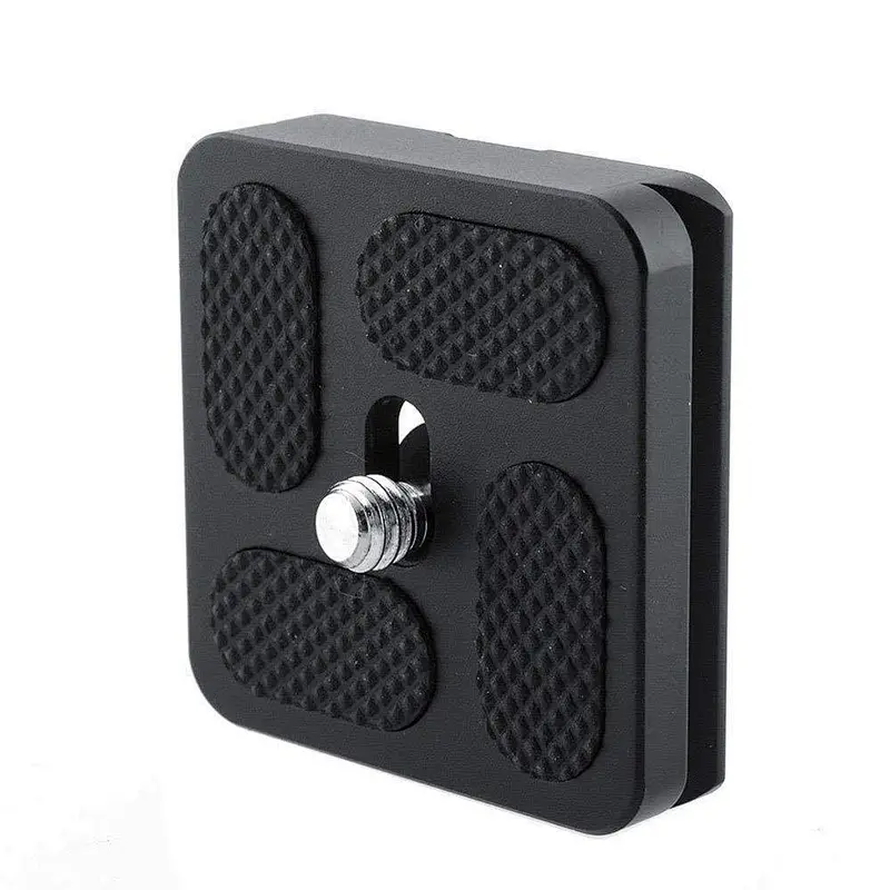 Manufacturer Wholesale PU50 Aluminum best travel tripod ball bearing plate camera quick release plate crane