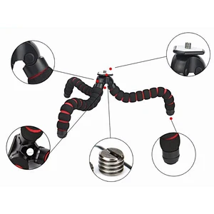 Kaliou S size mini flexible octopus tripod camera phone tripod stand holder for iphone dslr tripod selfie stick