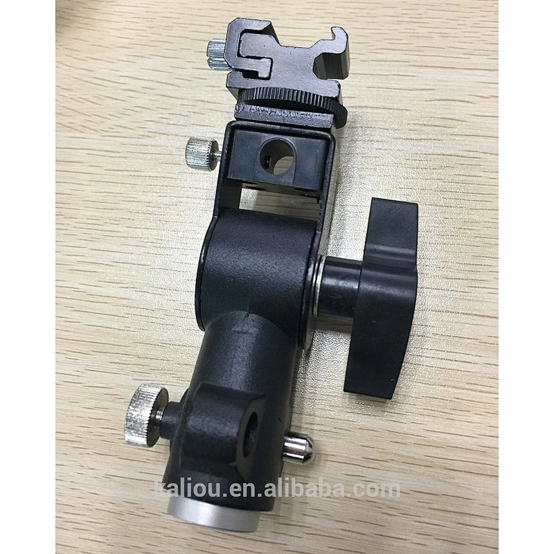 Kaliou Factory Price Umbrella Tripod Holder Flash Mount L D-Type Flash Holder Mount Bracket for Camera Flash Lamp Light