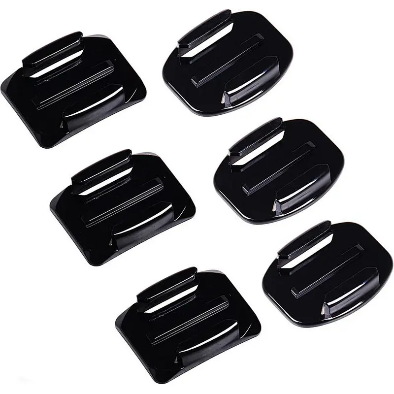 2 pcs Action Camera Accessories Helmet Sticker Mount Flat 3m Adhesive Sticker with 3M Sticky Pads for GoPros