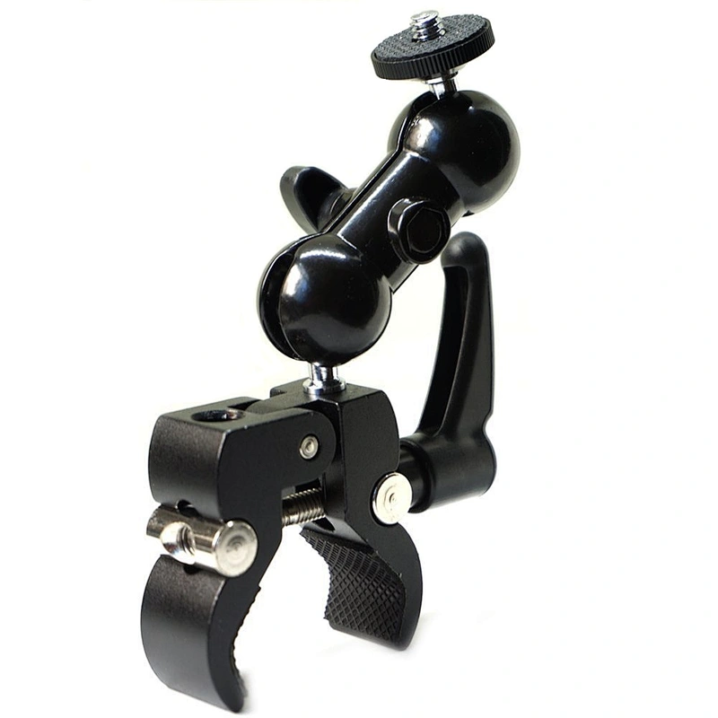 kaliou Multi-function 1/4'' Screw Head Ball Mount Magic Arm Super Clamp for Monitor Flash Bracket