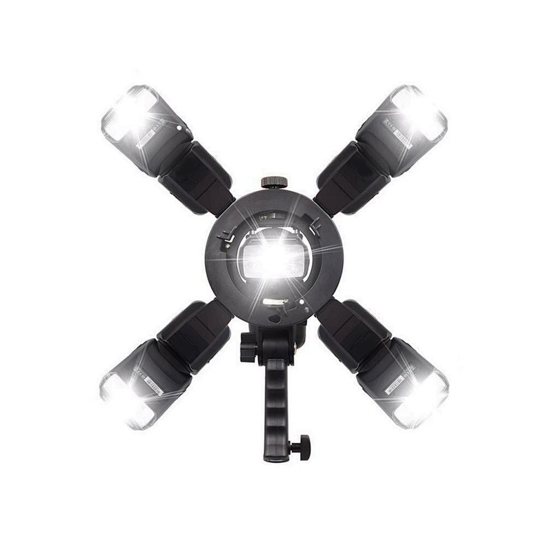 Photography Portable S-type Bracket Stable Bowens S Mount Holder for Speedlite Flash Softbox Photo Studio Umbrella Mount