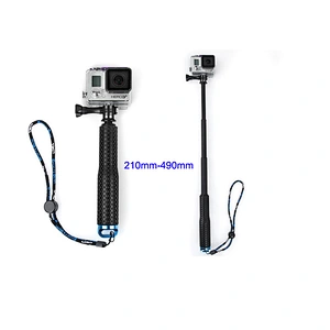 Kaliou Handheld Waterproof 19 Inch Monopod Selfie Stick for Go pro 7 6 5 4 3 2 1 Xiao yi SJ4000 SJ5000 Action Camera Smartphone