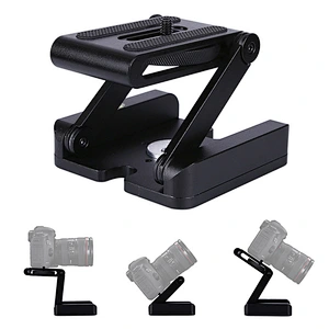 Folding Z Type Stand Holder Professional Tripod Kit Tilt Head Pan Ball Head Folding Desktop Compatible Camera Camcorder