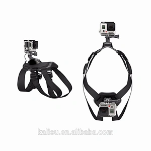 Factory direct sale Dog Fetch Harness Chest Strap Shoulder Belt Mount For Go pro Hero5 4 3 2 1 SJ4000 WIFI Action Sport Cameras
