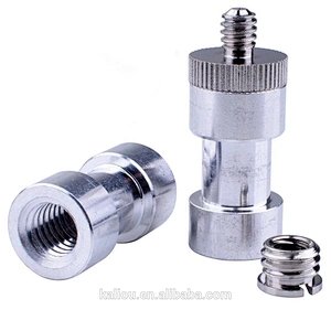 In stock 1/4 to 3/8 Metal Monopod Tripod Mount Screw Convert Adapter Flash Light Stand Bracket Holder Camera (1/4