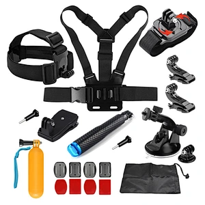 Kaliou universal mobile phone tripods Hero5 accessory  kit Chest Head Strap Mount for gopros other camera accessories
