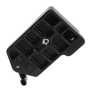 Kaliou QRA-635L Aluminium Alloy Fast Switcher Camera Quick Release Plate With Level for Camera Tripod Stabilizer