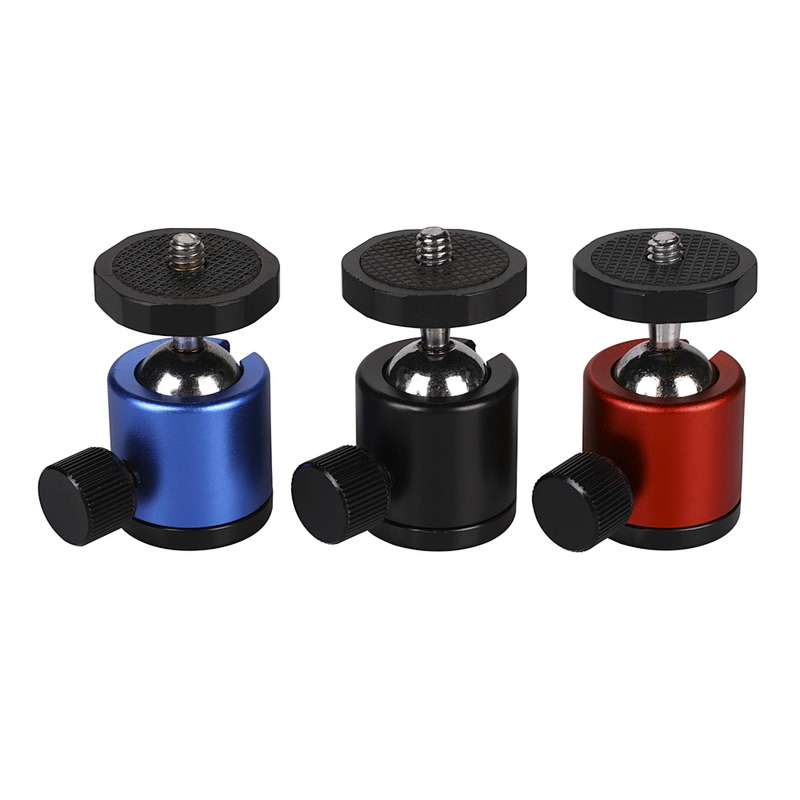Kaliou Colorful 360 Degree Rotating Aluminium Mini Tripod Ball Head for Camera DSLR Tripod Photo Studio Accessories