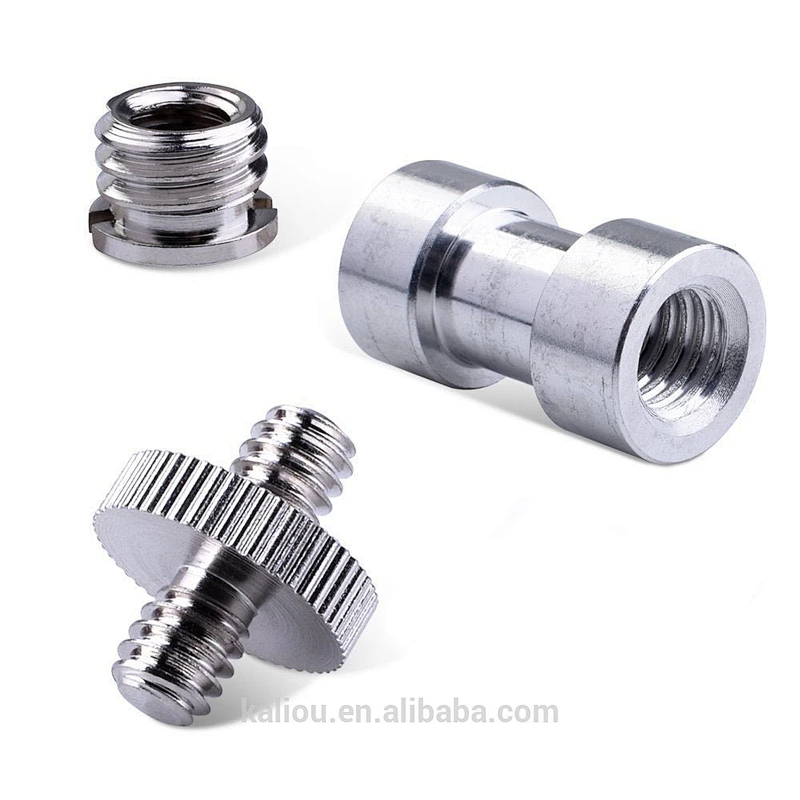 In stock 1/4 to 3/8 Metal Monopod Tripod Mount Screw Convert Adapter Flash Light Stand Bracket Holder Camera (1/4