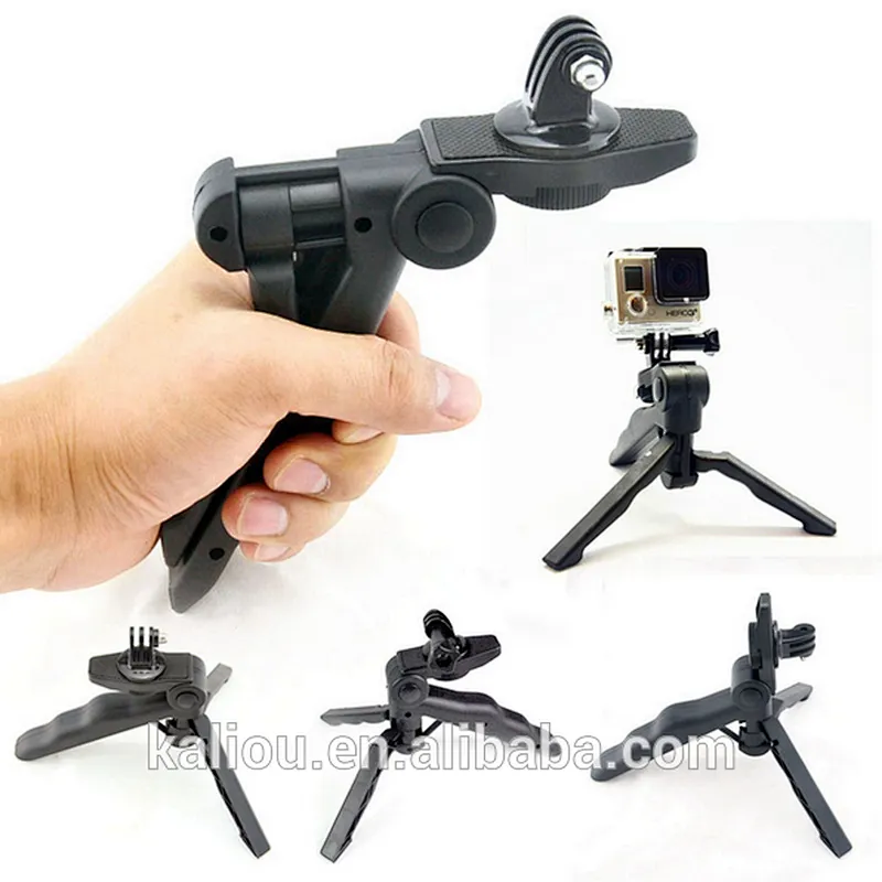 Hot selling mini Desk Flexible Camera Tripod Monopod/holder bracket mount for Go Pro Heros 3+ 3 2 1