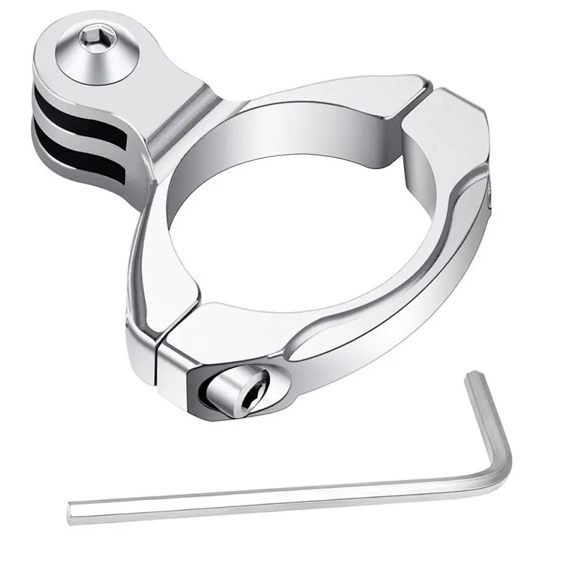 Bike Mount Cycle Aluminum Handlebar Clamp Mount for 1/2/3/3+ Camera Accessories