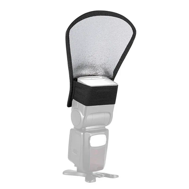 Kaliou White Camera Flash Diffuser Softbox Photo Flash Light Reflector For Canon Cameras 11*18*20cm