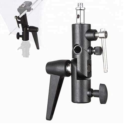 Good for selling Whole Metal H Type Flash Bracket Stand for Mount Umbrella Holder/Ball head/Trigger/Light Adapter