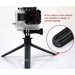 Wholesale Portable Action Camera Foldable Mini Desktop Tripod for Go Pro and Phone