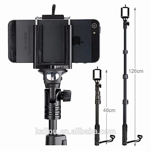 Factory direct sale YunTeng 188 Extractable Selfie Monopod Stick for Mobile Phones and Cameras