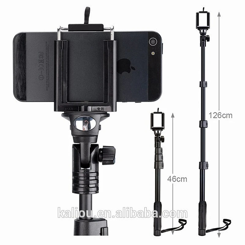 Factory direct sale YunTeng 188 Extractable Selfie Monopod Stick for Mobile Phones and Cameras