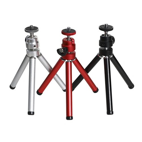 Kaliou Black Silver Red Camera Phone Mini Tripod Selfie Stick Monopod for Go pro 7 6 5 4 3+ Smartphones iphones Huaweixiaomi