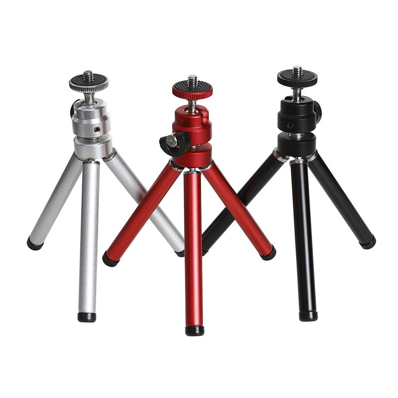 Kaliou Black Silver Red Camera Phone Mini Tripod Selfie Stick Monopod for Go pro 7 6 5 4 3+ Smartphones iphones Huaweixiaomi