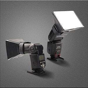Kaliou Flash Softbox Diffuser Mini Softbox Kit Foldable Soft Box Flash + 12pcs Gel Filter Color Balance For Canon EOS Nikon