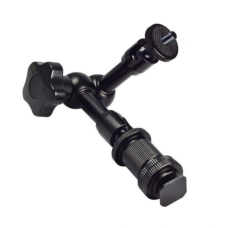 China suppliers 7/11inch Friction articulated arm 1/4 Hot Shoe Connector Photo Studio Accessories for Camera LCD Monitor