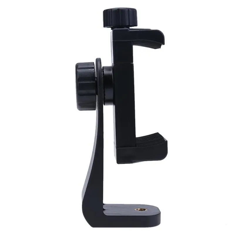 Universal 1/4 Screw Hole Phone Clip 360 Degree Rotatable Mobile Phone Clamp Broadcast Bracket for Tripod Monopod Selfie Stick