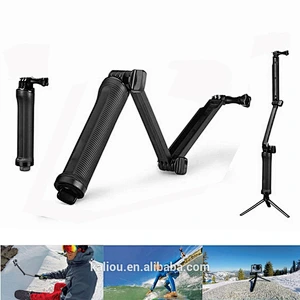 Mini tripod adjustable 3-way selfie monopod for ** camera