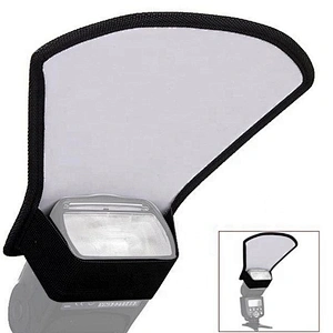 Manufacturer Mini Photography DSLR Camera Speedlite Flash Diffuser Softbox Silver Reflector