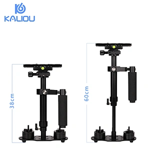 Kaliou S60 Camera Stabilizer 60CM Aluminum Steadicam Handheld Stabilizer for Gopros 7 6 5 4 3 2 1 Camera DSLR Photography Studio