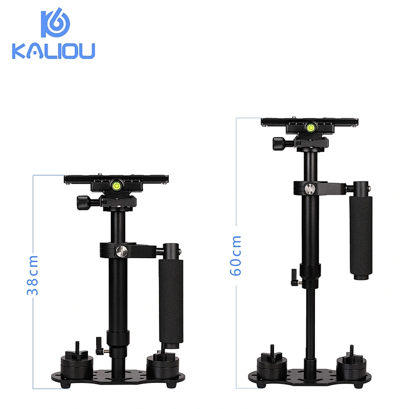 Kaliou S60 Camera Stabilizer 60CM Aluminum Steadicam Handheld Stabilizer for Gopros 7 6 5 4 3 2 1 Camera DSLR Photography Studio