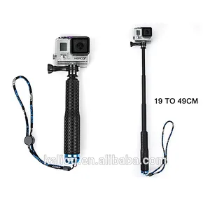 Factory sale Waterproof Handheld SP 19 inch Extendable Selfie Stick Monopod for Go pro Cameras