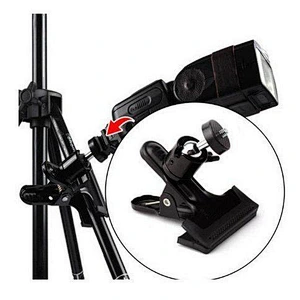 Kliou Ball Head Rotating Spring Clamp Camera Holder Mount Adapter for Go pros4 3 3+ 6 5 Action Camera